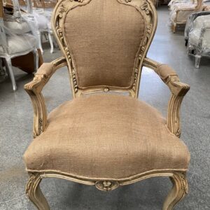 Silla con brazo ceniza/yute