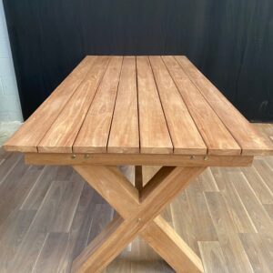 Mesa de Teca para jardín "Cross" 200x100cm