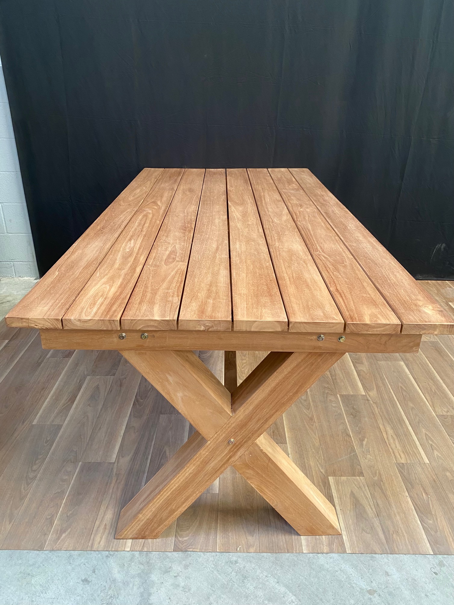 Mesa de Teca para jardín "Cross" 200x100cm