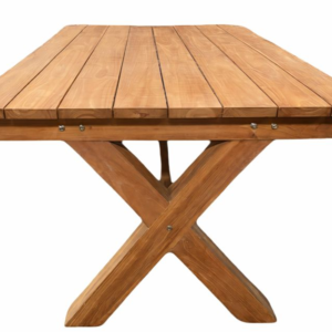 Mesa de Teca para jardín "Cross XL" 200x100cm