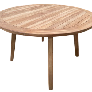 Mesa redonda de Teca para jardín 120cm "Palu"