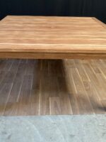 Mesa cuadrada de Teca para jardin "Dumai" 120x120cm - Imagen 2