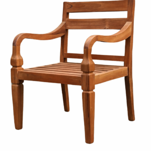 Pack 6 sillas con brazos de jardín "Florencia" de Teca (Entrega finales Marzo 2026)