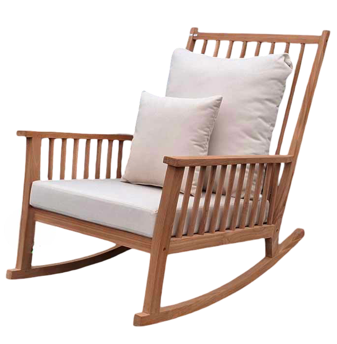 Mecedora grande de Teca para jardín (Entrega finales Marzo 2026)