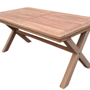 Mesa de Teca para jardín "Cross" 160x90cm (Entrega finales Marzo 2026)