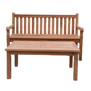 Conjunto 4 piezas para Jardín de teca  (Entrega finales Marzo 2026)