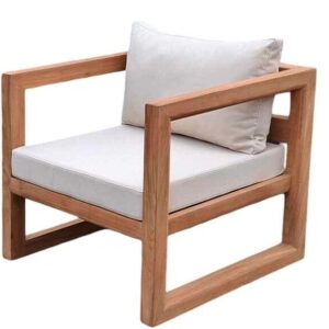 Sillón "Block" de Teca para jardín  (Entrega finales Marzo 2026)