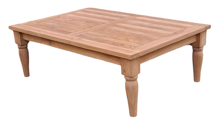 Mesa de centro 120x80cm de Teca para jardín "Kerala"