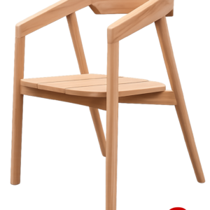 Silla de Teca para jardín "Milan" Pack 2