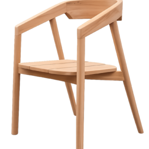 Silla de Teca para jardín "Milan" Pack 6