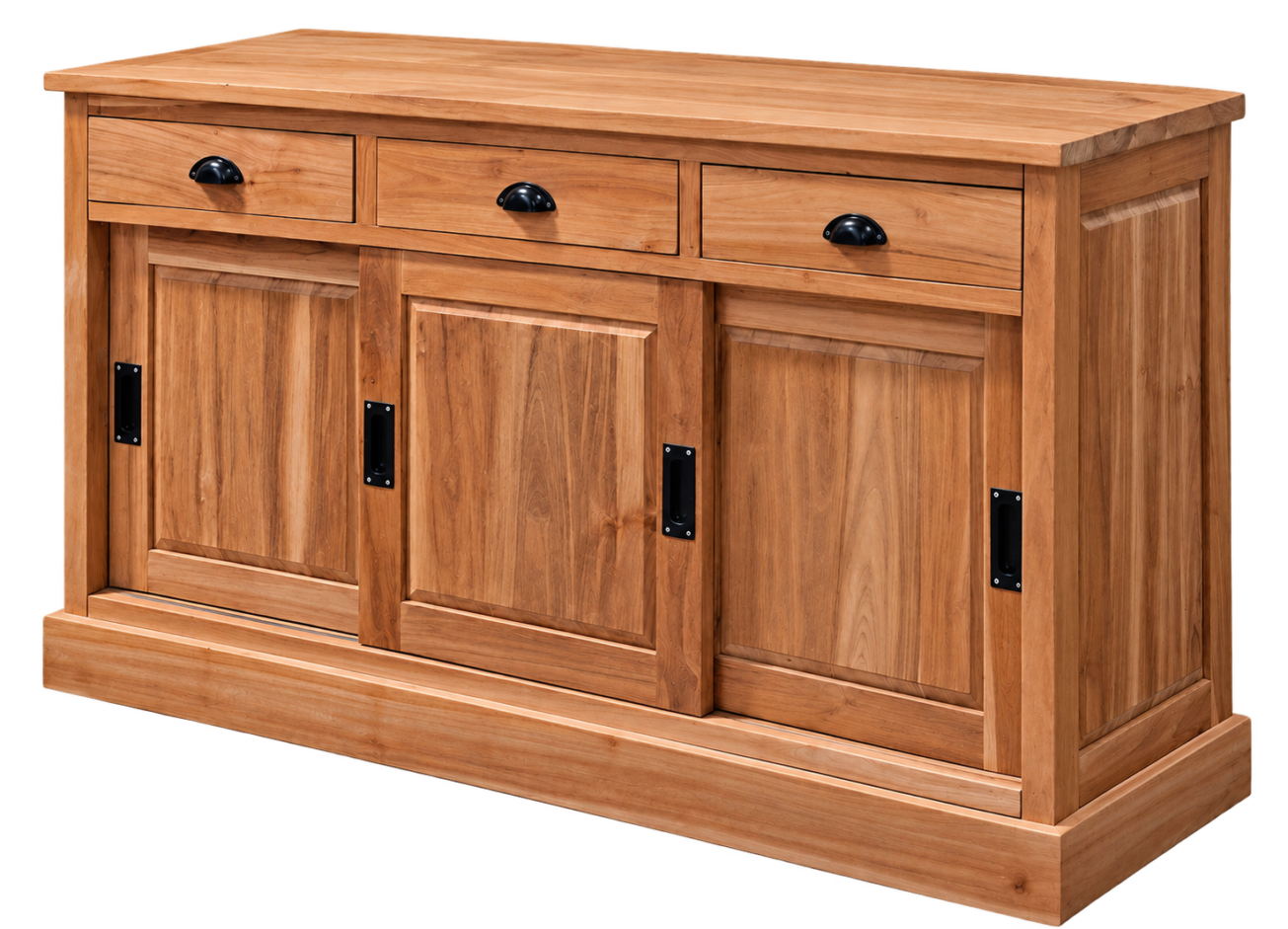 Aparador "Nice" de Teca Maciza 150cm (ENTRADA FINALES DICIEMBRE)
