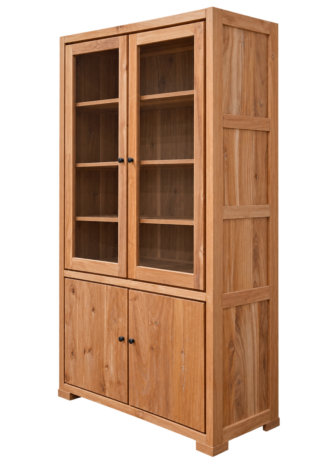 Vitrina "Lile" de Teca Maciza 120cm (ENTRADA FINALES DICIEMBRE)
