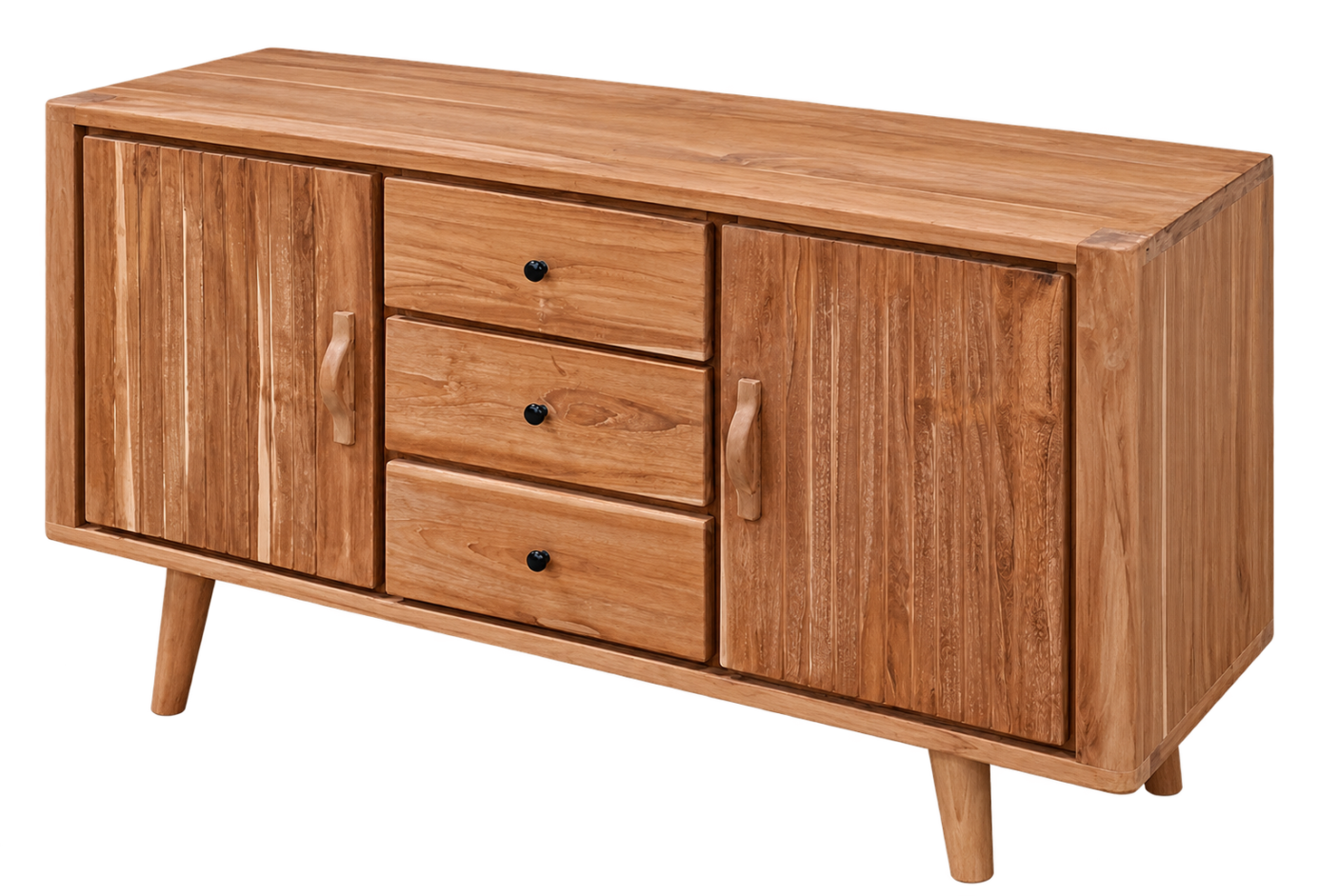 Aparador "años 50" de Teca Maciza 150cm (ENTRADA FINALES DICIEMBRE)